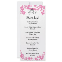 baker utensils black marketing rack card rack cards
