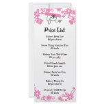 baker utensils black marketing rack card
