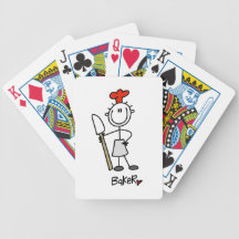 Baker With Scraper Bicycle Card Decks