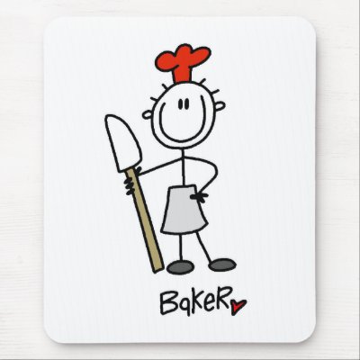 Baker with Scraper Use Mat by stick_figures