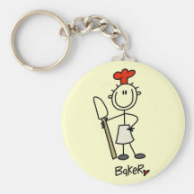 Baker with Scraper Tshirts and Gifts Keychains