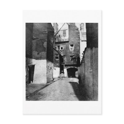Bakerhouse Close Canongate Edinburgh ~ 1854 Post Cards by fotoshoppe