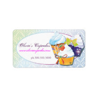 Bakers & Pastry Chefs Cupcake Business Labels label