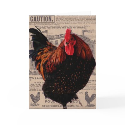 Baker's Special Poultry Greeting Card by angelandspot