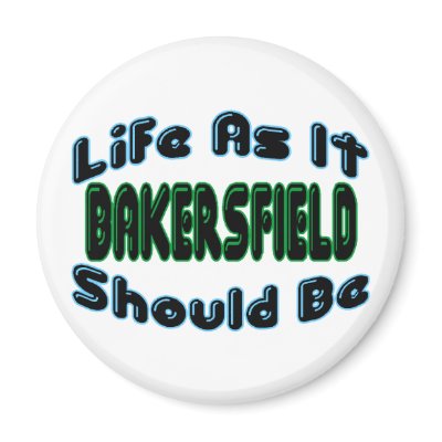 Bakersfield As It Should Be Fridge Magnet by goldnsun