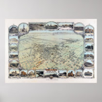 BakersField California 1901 Vintage Poster