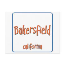 Bakersfield California BlueBox Postcard