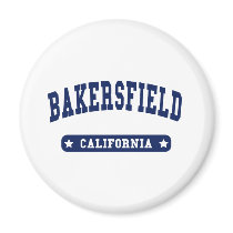 Bakersfield California College Style t shirts Magnet