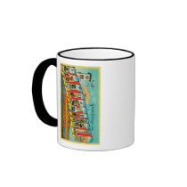 Bakersfield, California - Large Letter Scenes Coffee Mug