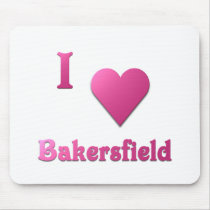 Bakersfield -- Hot Pink Mouse Pad