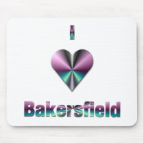 Bakersfield -- Purple & Turquoise Mousepad