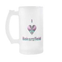 Bakersfield -- Purple & Turquoise Coffee Mug