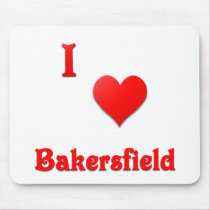 Bakersfield -- Red Mousepad