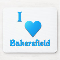 Bakersfield -- Sky Blue Mousepads