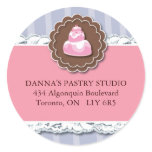 Bakery Address Labels stickers