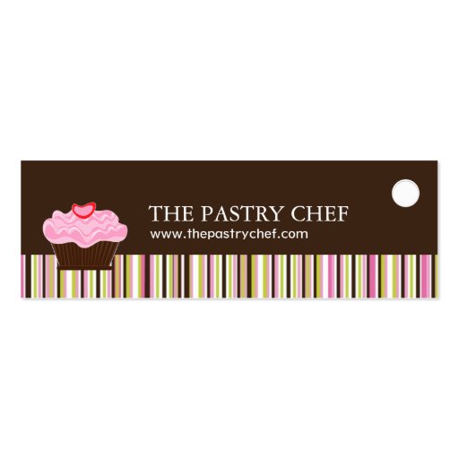 Bakery and Cupcake Packaging Tags Business Card
