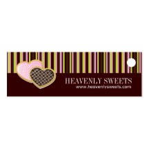 Bakery and Cupcake Packaging Tags Business Card