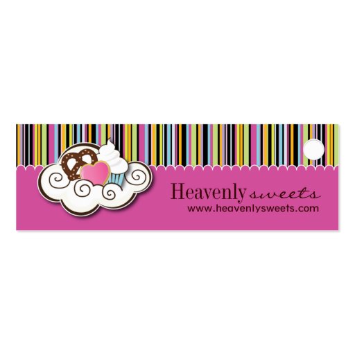 Bakery and Cupcake Packaging Tags Business Cards