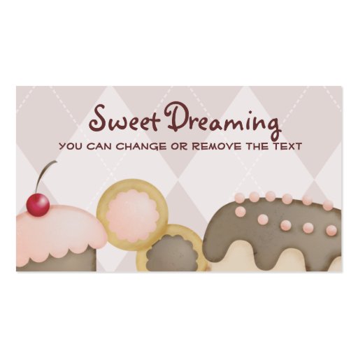 bakery baking cupcake cookies cake business car... business card (front side)