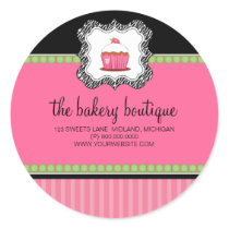 Bakery Boutique Business Stickers
