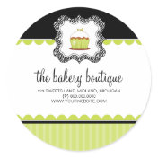 Bakery Boutique Business Stickers