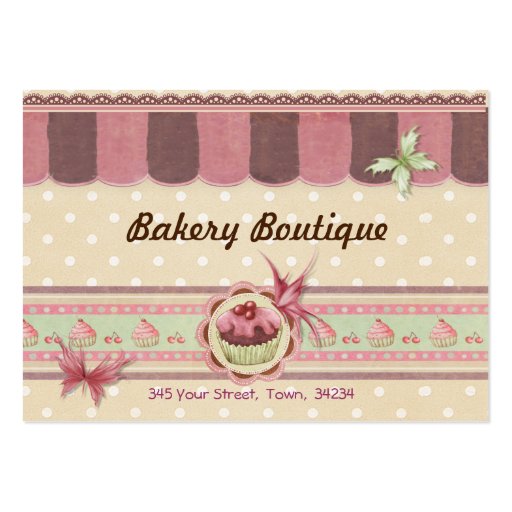 Bakery Boutique Patisserie Business Card 3 (front side)