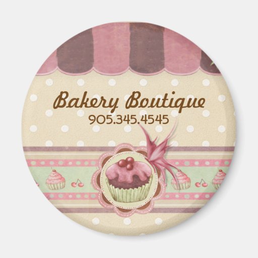 Bakery Boutique Patisserie Magnets