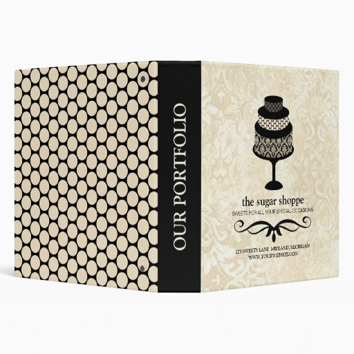 Bakery Boutique Product Portfolio Binder