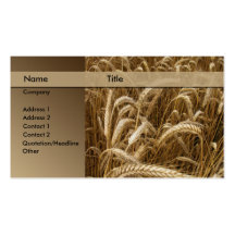 bakery / brewery business card