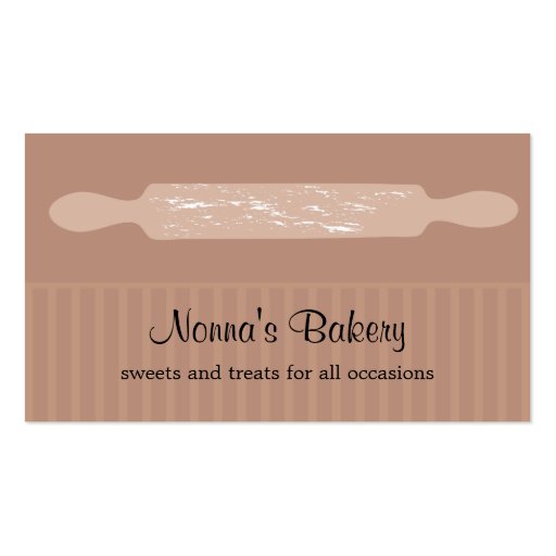 Bakery Business Card (front side)
