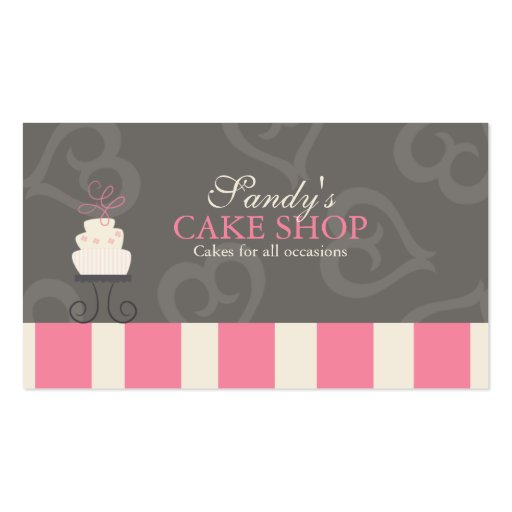 bakery business card (front side)