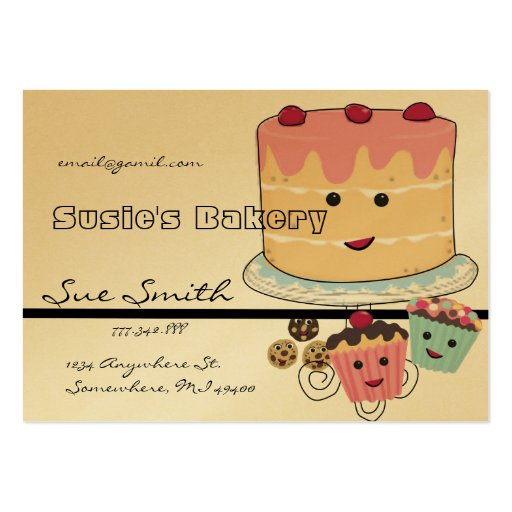 Bakery Business Card - (front side)