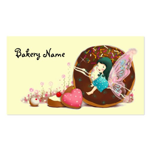 Bakery Business Card Fairy (front side)