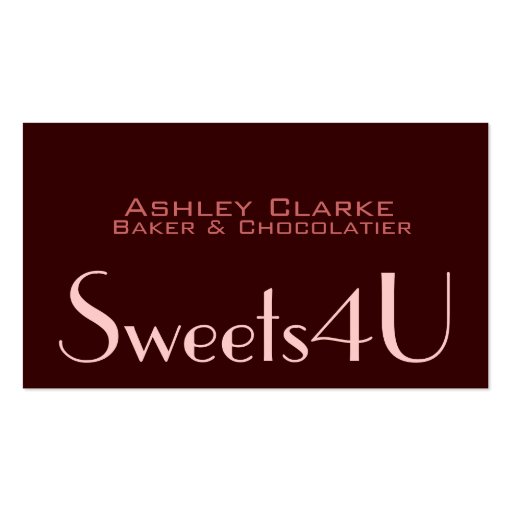 Bakery Business Card Logo (front side)