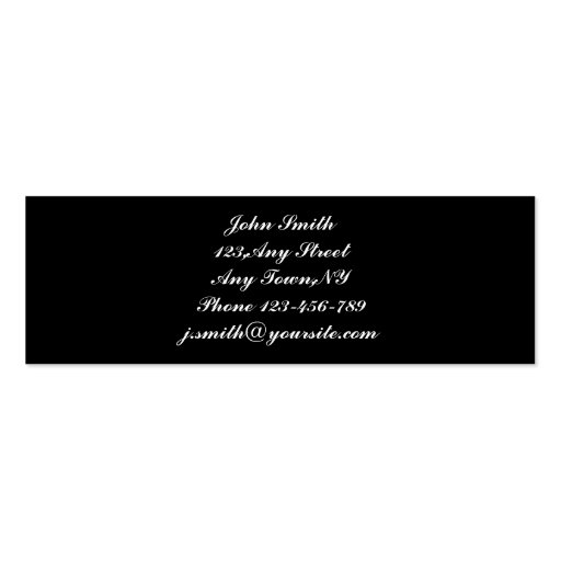 Bakery Business Card Template (back side)