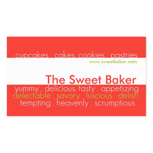 Bakery Business Cards