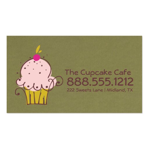 Bakery Business Cards (front side)