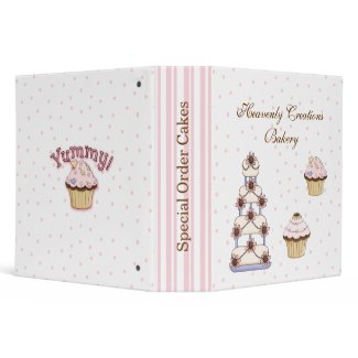 Bakery Business Sample Binder binder