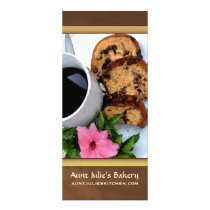 Bakery / Coffee shop Advertisement rack cards