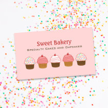 Bakery Cupcake Business Cards business cards