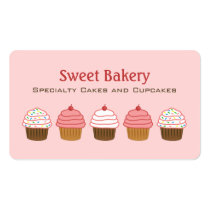 Bakery Cupcake Business Cards business cards