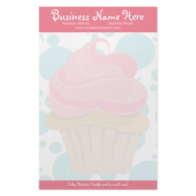 Bakery Cupcake Stationary Stationery Paper by paper_robot