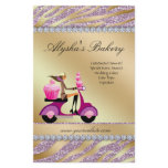 Bakery Flyer Zebra Sparkle Pink Gold Scooter
