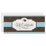 BAKERY GIFT CERTIFICATE RACK CARD DESIGN