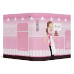Bakery Girl Recipe Binder Illustrated