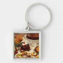 Bakery Items Keychain