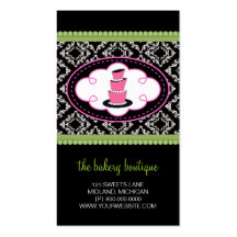 Bakery or Cake Shop Business Cards