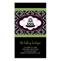 Bakery or Cake Shop Business Cards