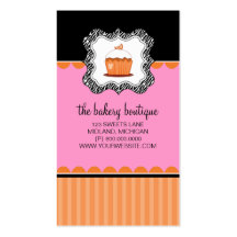 Bakery or Cupcake Shop Business Cards