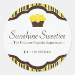 Bakery Packaging Labels Round Sticker